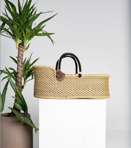 KidooCrafts Babykörbe Moses - Babywiege mit Matratze, Moseskorb, Babybett Moseskorb