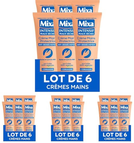 Mixa Crème mains Anti-dessèchement 100ml (Lot de 4)