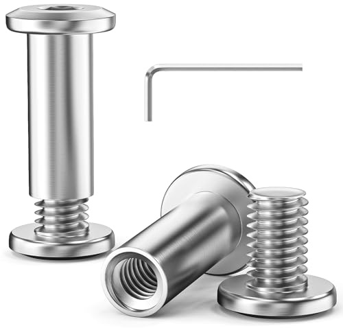 10 uppsättningar anslutningsskruvar M5 x 16 mm möbelkontakter skåpkontakt