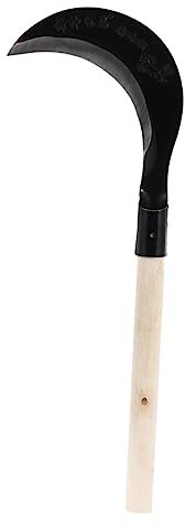 iplusmile guadaña de Mano cortacésped Lawn Mower roçadeira Herramienta de deshierbe Grass Trimmer Hierba de Acero al manganeso Hierba de jardineria Cuchillo de jardinería