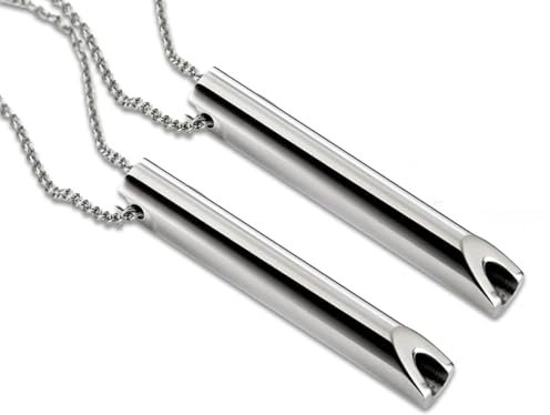 ILESTDG Premium Rauchentwöhnung Hilfsmittel, Unisex Breathing Chain To Support Quitting Smoking, Pressure Relief, Reduces Anxiety, Raucherentwöhnung,Rauchfrei Hilfsmittel (Silber 2pcs)