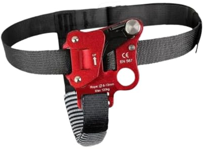 Oshhni Dispositivo di risalita per Arrampicata su Roccia, Arboricoltore, Robusto, Attrezzatura per Discesa in Corda Doppia, Dispositivo di risalita per, Sinistra