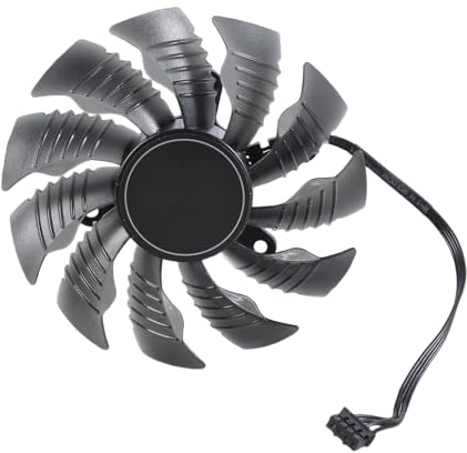 QUEENYARD Ventilador de refrigeración PLA09215S12H de 88 mm de 4 pines DC12V 0,5 A GPU para GTX1660 RTX2070 2060 ITX OC 6G tarjeta gráfica de refrigeración