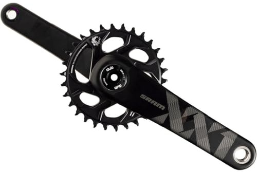 Sram Unisex – Adult XX1 Eagle Fat Bike Crankset, Black, 170 mm, 30T, Fatbike 4 Inch Variant