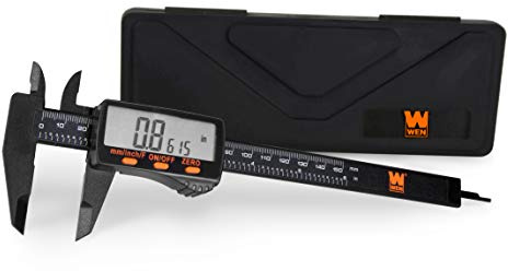 WEN 10761 Electronic 6.1-Inch Digital Caliper with LCD Readout and Storage Case