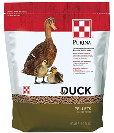 Purina | Nutritionally Complete Duck Feed for All Life-Stages | 5 Pound (5 lb.) Bag