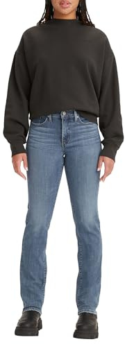 Levi's Women's 314 Shaping Straight Jeans, Lapis Gem, 32W / 30L