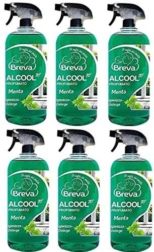 ALCOOL (spray) 70° PROFUMATO MENTA​ 750 ML (6)