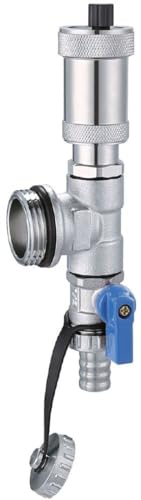 AQUA HEATING Vanne De Purge Et Robinet De Vidange Pour Distributeur Circuit Chauffage Purgeur Radiateur Distributeur Bleu