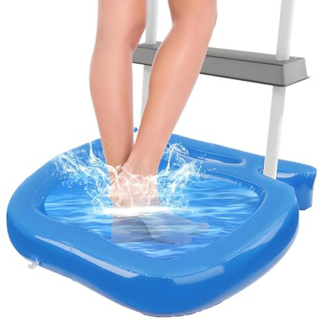 Ocastuted Lave-Pieds pour Piscine - Bassin Léger De Nettoyage des Pieds - Bac Léger Portable pour Hygiène Extérieur Et Spas