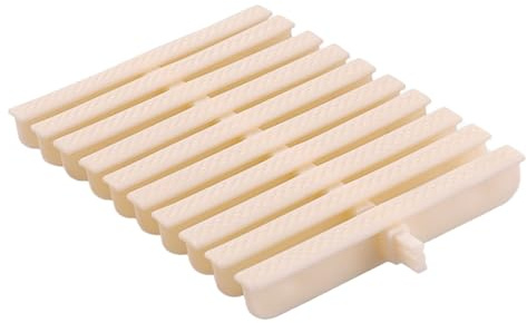 ABS plast dräneringsgaller, splicing pipe matta för utomhus och inomhus, 10 x 25 x 100 cm överloppsgaller för effektiv vattendränering