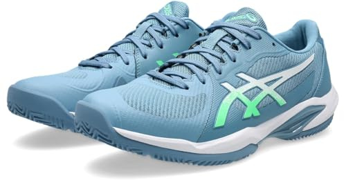ASICS Solution Swift FF 2 Padel 1041a465 401 utbildare, Saba Blue Vital Green, 45 EU