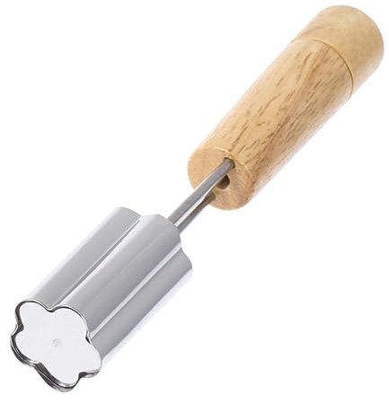 UTHCLO Moldes Inoxidable para Galletas Cortadores Relieve Herramienta de Estampado para Niños Uso Hornear 5 Piezas