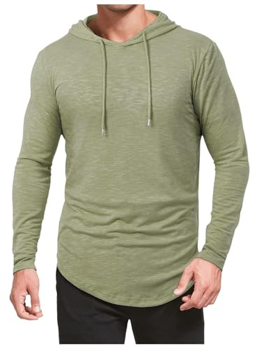 Sweat Capuche léger Fin Manches Longues Homme – Séchage Rapide, Pull Sport, Tee Shirt Hoodie 2026