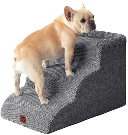 EHEYCIGA Escalier Chien 3 Marches 35.5cm H, Rampe Chien pour Canapé Lit