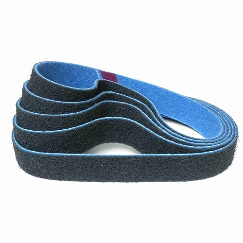 Score Abrasives Pro Line Lot de 5 bandes de ponçage non tissées 40 x 760 mm Grain au choix, Vlies