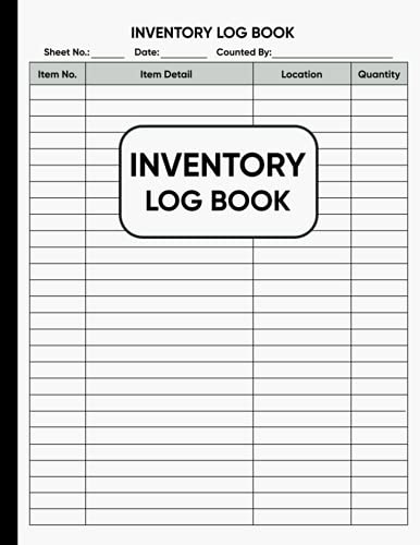 Inventory Log Book: Inventory and Sales Log Book for Small Business