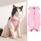 WDEC S 1-1.5kg Katzenbody Nach Op Anti-leckende für Katze Body Operation Haut-Krankheit Recovery Body Katze Kleidung Nach Kastration E-Halsband Alternative für Katzen Hunde, Katzenbekleidung (rosa)