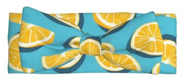 Haarreif mit Zitronenkeilen, gute Elastizität, hält das Baby warm, macht Ihr Baby noch schöner