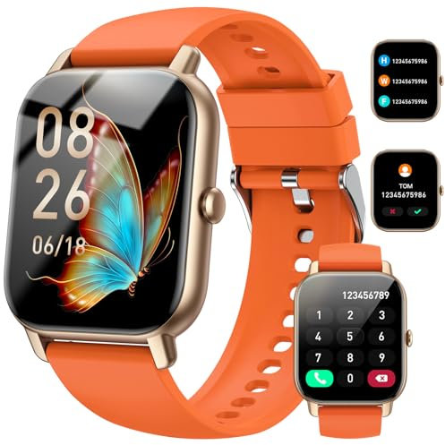 Togala Smartwatch con Effettua/Risposta Chiamate, Orologio Smartwatch Uomo Donna, 1.85'' Fitness Tracker con 114+Sportive/Sonno Cardiofrequenzimetro, Impermeabil IPx10, Smart Watch per Android iOS