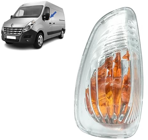 STARKIT PERFORMANCE Clignotant rétroviseur compatible pour Master 3, Movano B et NV400 (à partir de 2010) Répétiteur clignotant. AVANT GAUCHE (conducteur). 261652475R, 9558975, 4405992, 26165-00Q0A