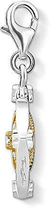 Thomas Sabo Damen Charm-Anhänger Mond & Stern beweglich 925 Sterling Silber 1815-414-7
