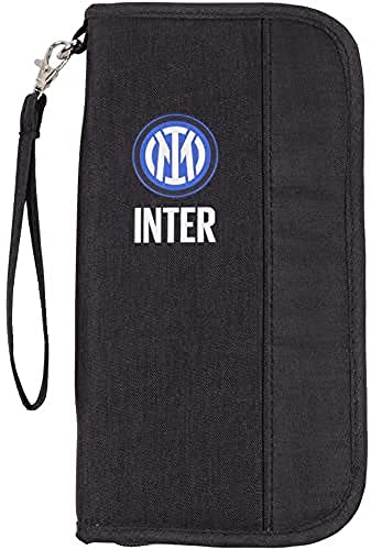 Inter, Dokumenthållare Resor Unisex-Vuxen, Svart, fri storlek, Svart