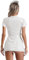 Kaerm Krankenschwester Kostüm Lack Leder Kleider Damen Transparent Patchwork Minikleid Eng Kurz Blumenspitze Saum Bleistfitkleid Mit Haube Party Clubwear Weiß Einheitsgröße