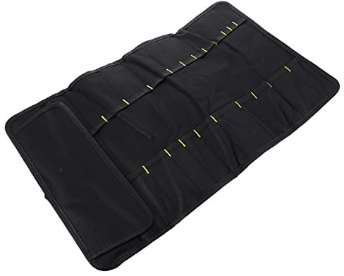 VOSAREA Trousse à Roulettes Pour Chef Avec Compartiments Et Étui De Transport Pour Couteaux Et Couverts