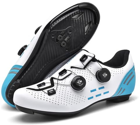 Surwin Chaussure VTT Homme Simple,Chaussures de Cyclisme Antidérapant et Respirant, Chaussure VTT Sneakers Femme, Chaussures de Vélo Route,Extérieur Intérieur Accessoires Sport