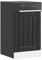 LLEZKBR Armarios y almacenamiento-gabinetes de cocina-lavaplatos Panel Lucca Black Engineered Wood