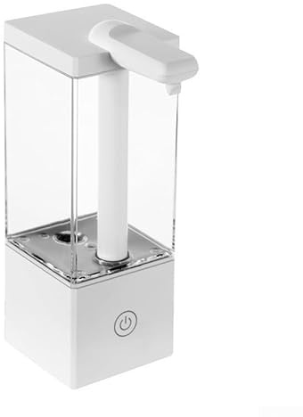 Dispensador de jabón, sensor automático de 490 ml, gran capacidad, sin contacto, recargable para hoteles, desinfectante de manos eléctrico inteligente