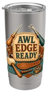 AWL EDGE READY Lezna Borde Herramientas Vaso térmico de acero inoxidable de doble pared