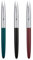 Hero 329-2 Füllfederhalter-Set, feine Spitze in verschiedenen Farben (Schwarz, Rot, Grün), 3 Stück