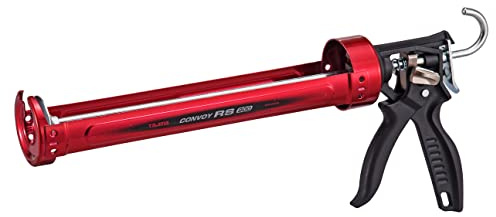 TAJIMA Caulk Gun - 1/4 Gallon (1 Quart) Convoy RS Dual Power Gun with Dual-Thrust Ratio & Auto Flow Stop - CNV-900RS