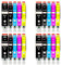 Amaprint 20 XL Patronen kompatibel mit Canon PGI 550 CLI 551 Ersatz für Pixma IP7200 IP7250 IX6800 IX6850 MG5400 MG5450 MG5500 MG5550 MG5600 MG5650 MG5655 MG6400 MG6450 MG6600 MG6650 MX725 MX920 MX925