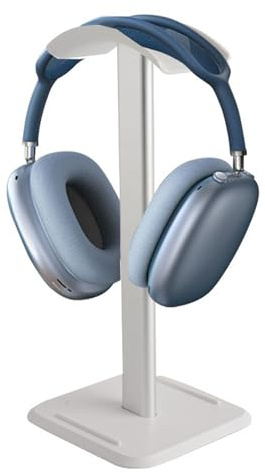 Ziyonix Soporte Universal para Auriculares, Percha para Auriculares de Escritorio, Soporte de Cascos de Juego, Accesorios de Cascos (Blanco)