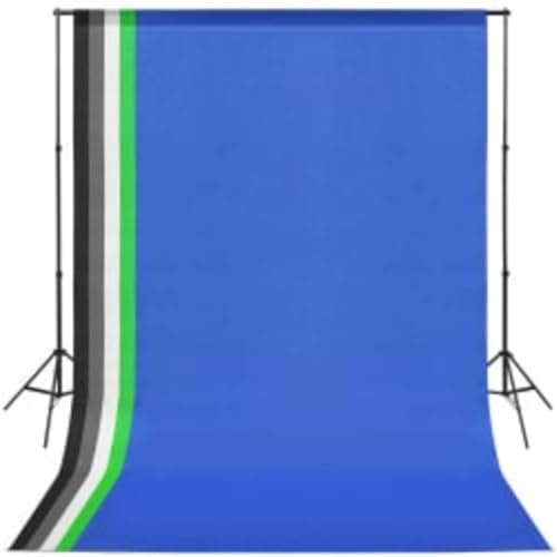 Fotostudioset med softbox, LED-fotolampa, stativ 230 cm, bakgrundssystem 5 färger, dimbar kontinuerligt ljus, videolampa för studio, video, porträtt, streaming, vlog, kameratillbehör