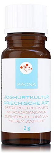 Joghurtferment griechischer Art - gefriergetrocknete Starterkulturen 2g von kaona