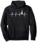 Basketball Herzschlag Heartbeat Geschenk für Basketballer Pullover Hoodie
