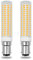 LED B15d Ersetzt für Osram Halolux Ceram 100W 75W 230V, 10W Warmweiß 3000K 1160LM, Doppelkontakt, Nicht Dimmbar, Bajonettfassung B15d LED für Deckenlampen, 2er-set