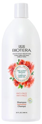 Biotera Anti Frizz Smoothing Shampoo | Frizzy or Unruly Hair | Microbiome Friendly | Vegan & Animal Test Free | Paraben Free | Color-Safe | 32 Fl Oz