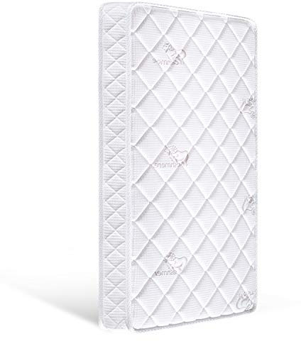 Ours à bulles Hochwertige Schwamm-Matratze 70x140, 100% Strickware, Hochwertige Wolle - Hypoallergen, 13 cm Robuste Und Weiche Kindermatratze, Ungiftige Babymatratze Nach Öko-Tex Standard 100