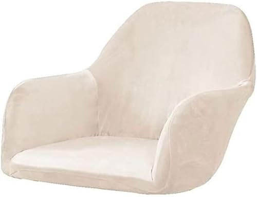 WWQQKJ Fundas for Sillas Oficina Comedor Cocina Moderna 1/2/4 Piezas Fundas for Sillas for De Terciopelo con Reposabrazos Universales Elásticas Sillón(A,1pcs)