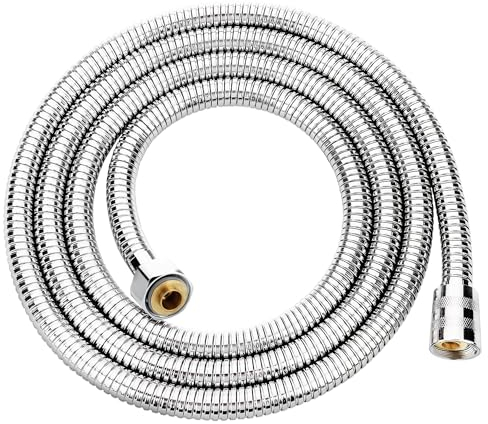 Tubo doccia 2,5 metri inox flessibilita superiore con rinforzo resistente alla torsione e all'usura compatibilita universale per un'esperienza doccia illimitata flessibile doccia 2.5