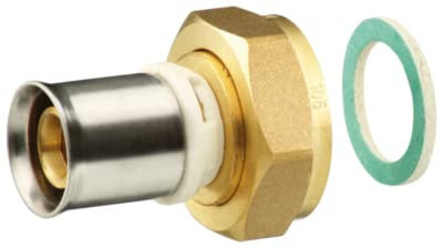 PB TUB ECROU TOURNANT SERTIR LAITON POUR SYSTEME MULTICOUCHES 1 - 26 - Raccord et tube