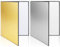 Zwenjuan Riflettore di Luce A4 Portatile,2 PCS Riflettore di Luce Riflettore Fotografico 3 in 1,Pannello Diffusore di Luce Pieghevole in Cartone per La Fotografia di Prodotti