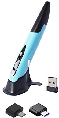 Mini penna ergonomica portatile del mouse della tasca della scrittura a mano 2.4G per PC portatile notebook