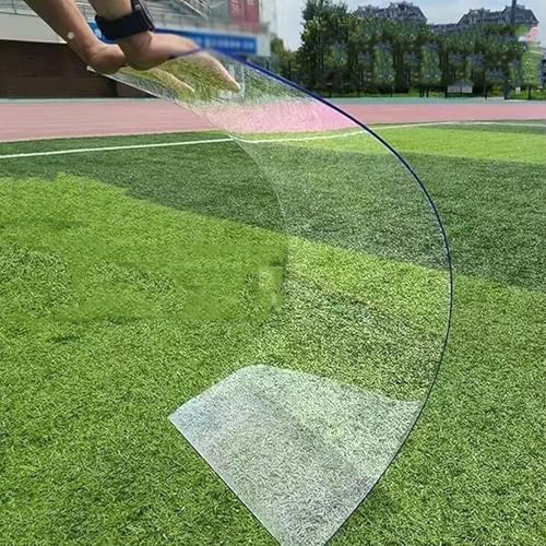 Wujgbnhg Placas de Policarbonato,Láminas de Plástico,1.0m*1m,Plancha metacrilato Transparente Impermeable,Doblar y Dar Forma Que el toldo de Techo de Vidrio Nic,for Techos, Cocheras, Solarios