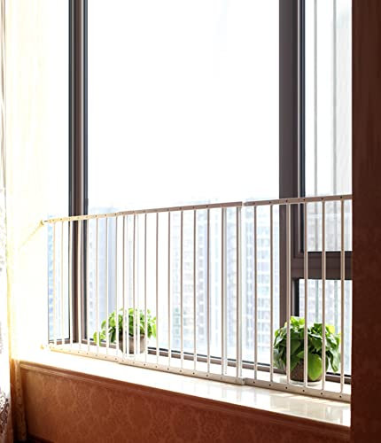 PBZLL Baby Anti-Fall-Fenstergeländer 187-284 cm Verstellbar, Kinderfensterschutz, Stanzfreier Zaun, Sicherheitsgeländer Für Erkerfenster (Size : 187-284cm(4 Pieces))